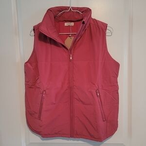 Kori Mauve Pink Puffer Vest